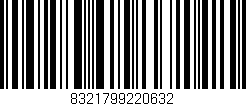 Código de barras (EAN, GTIN, SKU, ISBN): '8321799220632'