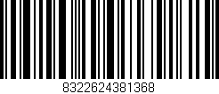 Código de barras (EAN, GTIN, SKU, ISBN): '8322624381368'