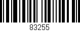 Código de barras (EAN, GTIN, SKU, ISBN): '83255'