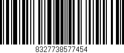 Código de barras (EAN, GTIN, SKU, ISBN): '8327738577454'
