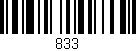 Código de barras (EAN, GTIN, SKU, ISBN): '833'