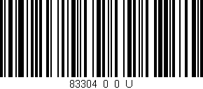Código de barras (EAN, GTIN, SKU, ISBN): '83304_0_0_U'