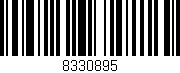 Código de barras (EAN, GTIN, SKU, ISBN): '8330895'