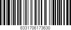 Código de barras (EAN, GTIN, SKU, ISBN): '8331706173630'