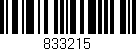 Código de barras (EAN, GTIN, SKU, ISBN): '833215'