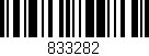Código de barras (EAN, GTIN, SKU, ISBN): '833282'