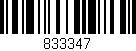 Código de barras (EAN, GTIN, SKU, ISBN): '833347'