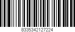 Código de barras (EAN, GTIN, SKU, ISBN): '8335342127224'