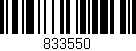 Código de barras (EAN, GTIN, SKU, ISBN): '833550'