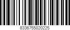 Código de barras (EAN, GTIN, SKU, ISBN): '8336755020225'