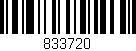 Código de barras (EAN, GTIN, SKU, ISBN): '833720'
