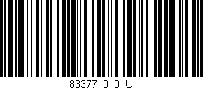 Código de barras (EAN, GTIN, SKU, ISBN): '83377_0_0_U'