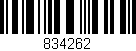 Código de barras (EAN, GTIN, SKU, ISBN): '834262'