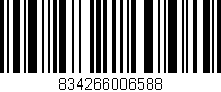 Código de barras (EAN, GTIN, SKU, ISBN): '834266006588'