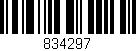 Código de barras (EAN, GTIN, SKU, ISBN): '834297'