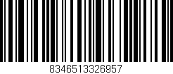 Código de barras (EAN, GTIN, SKU, ISBN): '8346513326957'