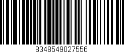 Código de barras (EAN, GTIN, SKU, ISBN): '8348549027556'