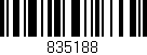 Código de barras (EAN, GTIN, SKU, ISBN): '835188'