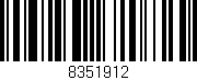 Código de barras (EAN, GTIN, SKU, ISBN): '8351912'