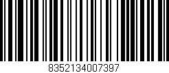 Código de barras (EAN, GTIN, SKU, ISBN): '8352134007397'