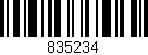 Código de barras (EAN, GTIN, SKU, ISBN): '835234'