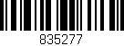 Código de barras (EAN, GTIN, SKU, ISBN): '835277'