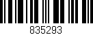 Código de barras (EAN, GTIN, SKU, ISBN): '835293'