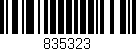 Código de barras (EAN, GTIN, SKU, ISBN): '835323'