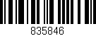 Código de barras (EAN, GTIN, SKU, ISBN): '835846'