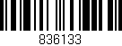 Código de barras (EAN, GTIN, SKU, ISBN): '836133'