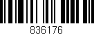 Código de barras (EAN, GTIN, SKU, ISBN): '836176'