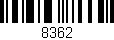 Código de barras (EAN, GTIN, SKU, ISBN): '8362'