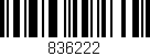 Código de barras (EAN, GTIN, SKU, ISBN): '836222'