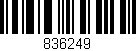 Código de barras (EAN, GTIN, SKU, ISBN): '836249'