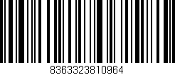 Código de barras (EAN, GTIN, SKU, ISBN): '8363323810964'