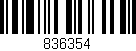 Código de barras (EAN, GTIN, SKU, ISBN): '836354'