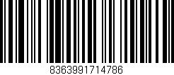 Código de barras (EAN, GTIN, SKU, ISBN): '8363991714786'