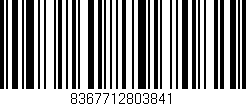 Código de barras (EAN, GTIN, SKU, ISBN): '8367712803841'
