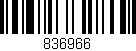 Código de barras (EAN, GTIN, SKU, ISBN): '836966'