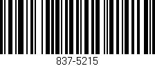 Código de barras (EAN, GTIN, SKU, ISBN): '837-5215'