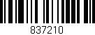 Código de barras (EAN, GTIN, SKU, ISBN): '837210'