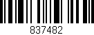 Código de barras (EAN, GTIN, SKU, ISBN): '837482'