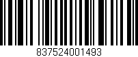 Código de barras (EAN, GTIN, SKU, ISBN): '837524001493'