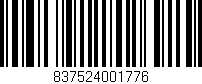 Código de barras (EAN, GTIN, SKU, ISBN): '837524001776'