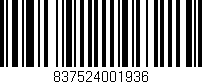 Código de barras (EAN, GTIN, SKU, ISBN): '837524001936'