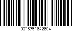 Código de barras (EAN, GTIN, SKU, ISBN): '8375751642604'