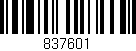 Código de barras (EAN, GTIN, SKU, ISBN): '837601'