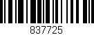Código de barras (EAN, GTIN, SKU, ISBN): '837725'