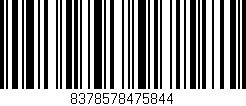 Código de barras (EAN, GTIN, SKU, ISBN): '8378578475844'