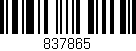 Código de barras (EAN, GTIN, SKU, ISBN): '837865'